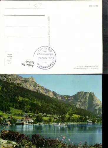 352569,Grundlsee See geg. Backstein Bergkulisse