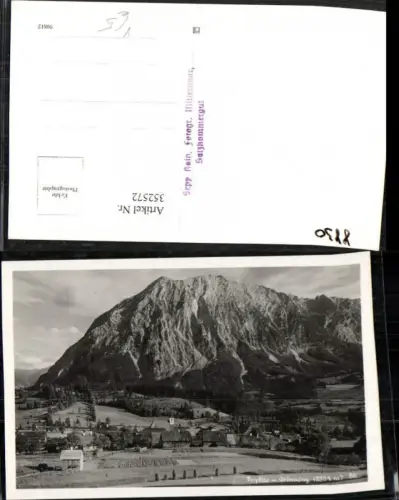352572,Tauplitz Totale m. Grimming Bergkulisse pub Josef Sepp Kain 853