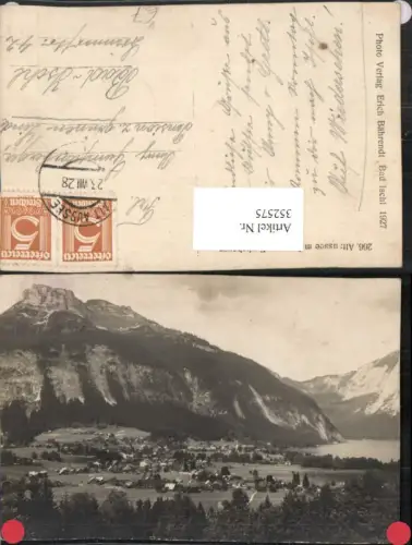 352575,Altaussee Totale m. Loser vom Fuchsbauer Bergkulisse pub Foto Erich Bährendt
