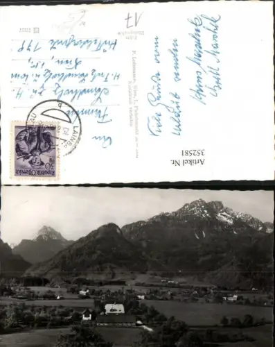 352581,Mooslandl b. Hieflau m. Lugauer u. Almmauer Bergkulisse