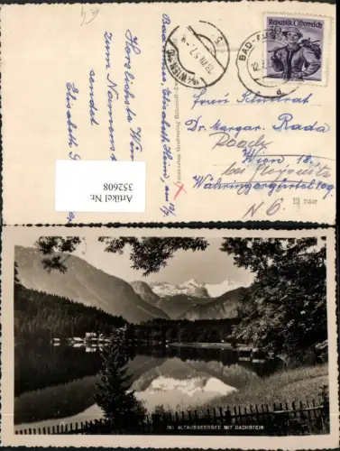 352608,Altausseersee See b. Altaussee m. Dachstein Bergkulisse