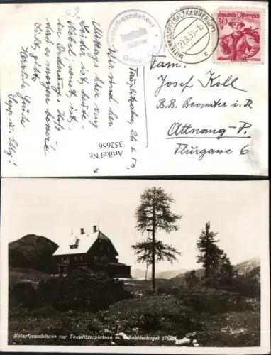 352656,Naturfreundehaus Berghütte am Tauplitzerplateau m. Schneiderkogel b. Tauplitz