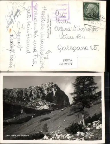 352667,Zinödl vom Sulzenhals b. Hieflau Bergkulisse
