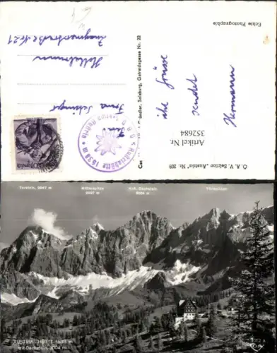 352684,Austriahütte Berghütte b. Ramsau m. Dachstein Bergkulisse pub Cosy 3012a