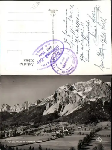 352685,Ramsau Totale m. Dachstein Bergkulisse
