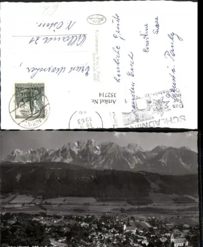 352714,Schladming Totale geg. Dachstein Bergkulisse