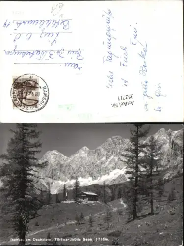 352717,Ramsau am Dachstein Türlwandhütte Berghütte Bergkulisse