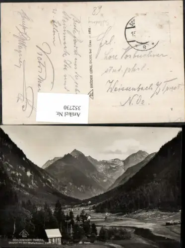 352730,Untertal m. Klafferkessel b. Schladming Bergkulisse