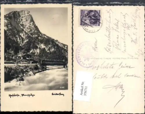 376711,Gesäuse Planspitze b. Johnsbach Brücke Bergkulisse pub Cosy