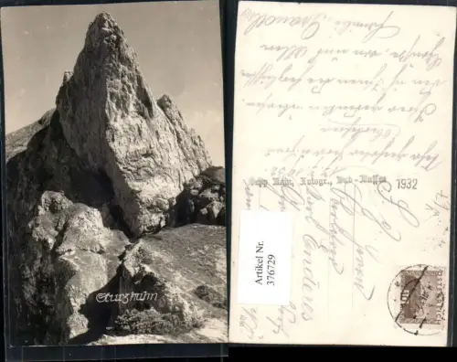 376729,Sturzhahn b. Tauplitz Berggipfel Spitze pub Josef Sepp Kain