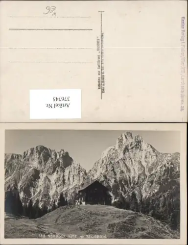 376745,Mödlinger-Hütte Berghütte b. Johnsbach m. Reichenstein Bergkulisse
