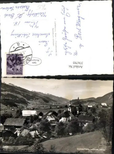 376795,Assach b. Aich Totale Bergkulisse