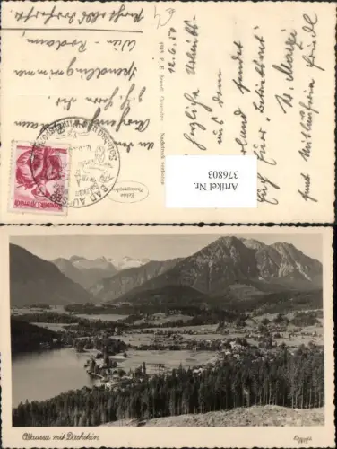 376803,Altaussee Totale m. Dachstein Bergkulisse pub F. E. Brandt 9812