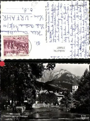 376807,Bad Aussee Traunpromenade m. Triselwand Bergkulisse pub Cosy 175