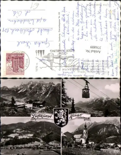 376809,Haus Totale Kirche Krummholzhütte Seilbahn Mehrbildkarte pub Cosy 3622