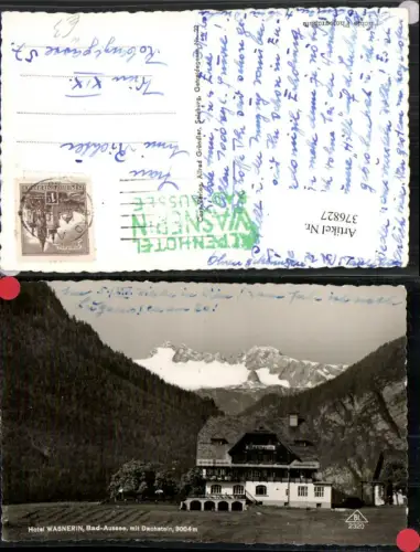 376827,Bad Aussee Hotel Wasnerin m. Dachstein Bergkulisse
