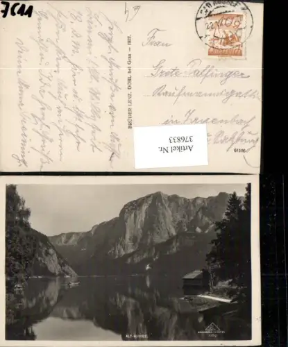 376833,Altausseer See b. Altausee Bergkulisse