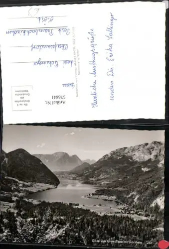 376841,Gössl Gößl am Grundlsee Totale m. Sarstein Bergkulisse
