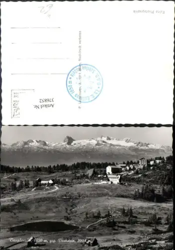 376852,Tauplitzalm b. Tauplitz geg. Dachstein Bergkulisse