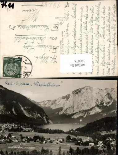 376878,Altaussee Totale See Bergkulisse