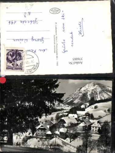 376885,Pichl an d. Enns Totale Pichlmayrgut Bergkulisse Winterbild