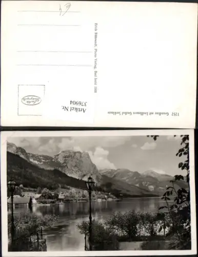 376904,Grundlsee m. Lindlbauers Gasthof Seeklause Bergkulisse