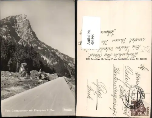 406595,Gesäusestraße m. Planspitze b. Johnsbach