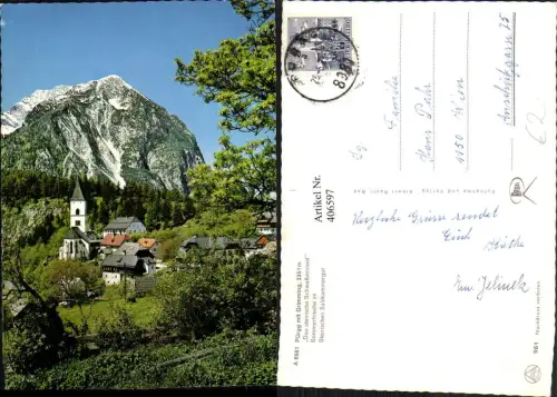406597,Pürgg Totale m. Grimming Bergkulisse