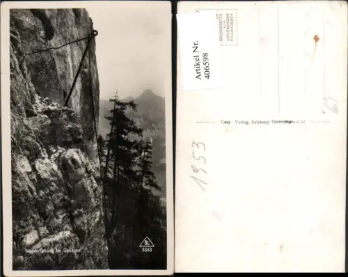 406598,Wasserfallweg im Gesäuse b. Admont Felswand
