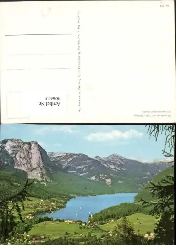 406615,Grundlsee Totale See u. Totes Gebirge Bergkulisse