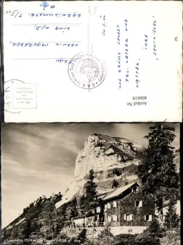406618,Loserhütte Berghütte m. Loser b. Altaussee
