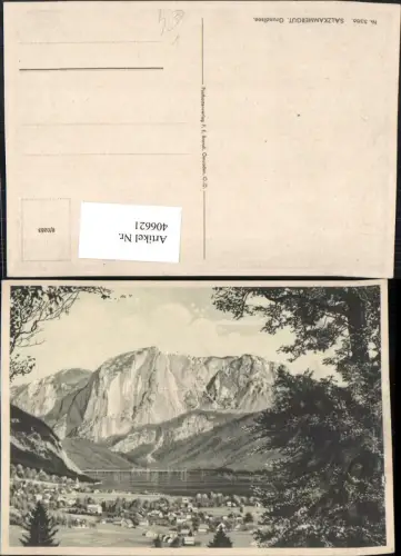 406621,Grundlsee Totale See Bergkulisse pub F. E. Brandt 5386