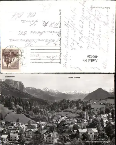 406626,Bad Aussee Totale m. Backenstein Bergkulisse pub Cosy 210b