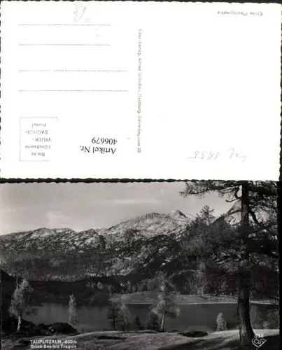 406679,Tauplitzalm b. Tauplitz Groß-See m. Trageln Bergkulisse pub Cosy 3911
