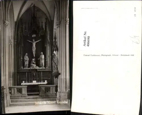 406690,Admont Stiftskirche Kirche Kreuzaltar Altar