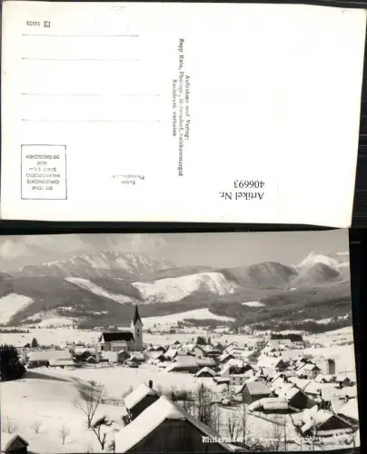 406693,Mitterndorf Totale m. Kamm Bergkulisse Winterbild pub Sepp Kain 129