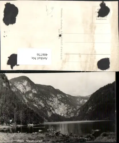 406776,Toplitzsee See b. Grundlsee Partie Bergkulisse