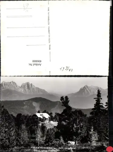 406800,Edelrautehütte Berghütte b. Hohentauern geg. Gesäusegebirge Bergkulisse