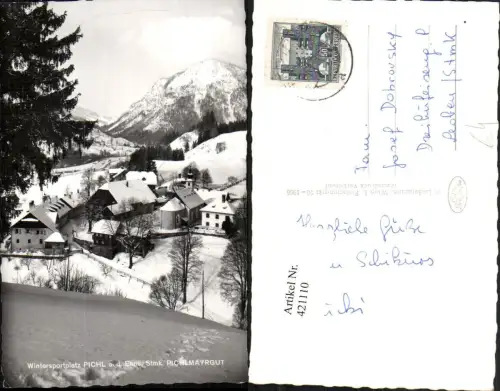 421110,Pichl an d. Enns Totale m. Pichlmayrgut Winterbild