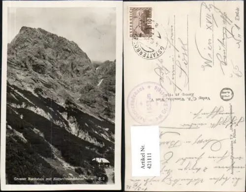 421111,Großer Buchstein m. Naturfreundehaus Berghütte b. Weng