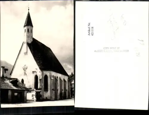 421118,Foto AK Bad Aussee Spitalkirche Kirche