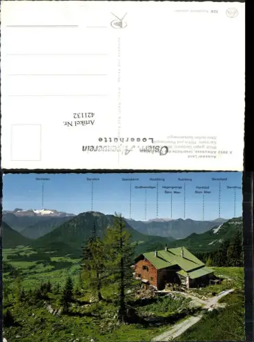 421132,Altaussee Loserhütte Berghütte geg. Dachstein Bergkulisse
