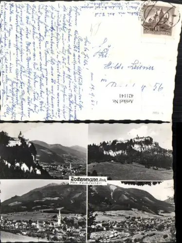 421141,Rottenmann Totale Burg Mehrbildkarte