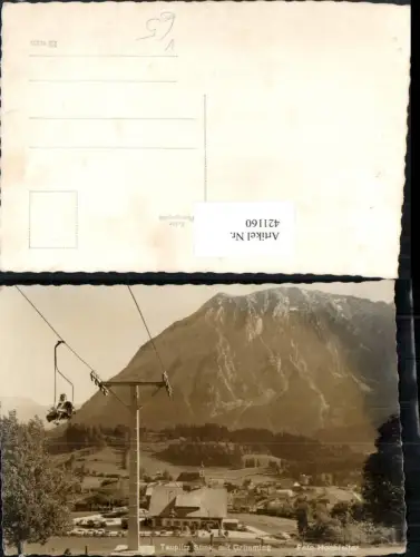 421160,Tauplitz Totale m. Grimming Bergkulisse Sessellift pub Foto Hochreiter