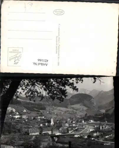 421166,Hieflau Totale Bergkulisse