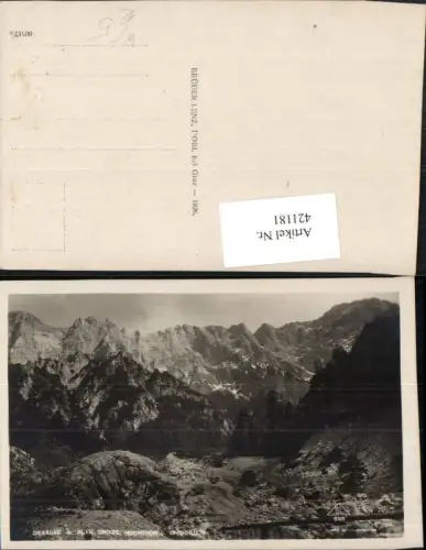 421181,Gesäuse Planspitze Hochtor b. Johnsbach Bergkulisse