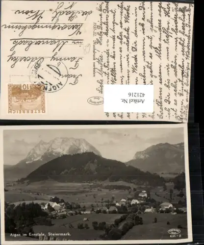421216,Aigen im Ennstal Totale Bergkulisse