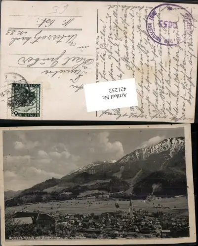 421252,Rottenmann Totale m. Steinamandl u. Hochhaide Bergkulisse