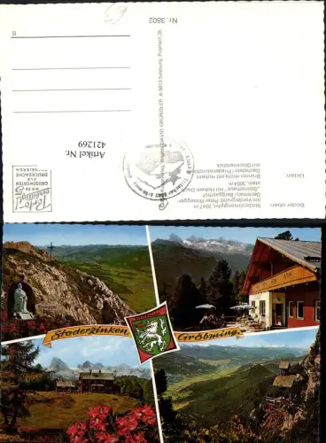 421269,Gröbming Stoderzinken Brünner-Hütte Berggasthof Steinerhaus Mehrbildkarte