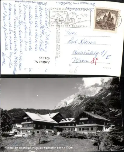 421275,Ramsau am Dachstein Pension Feisterer Bergkulisse